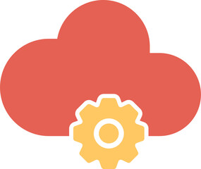 Cloud Computing Vector Icon