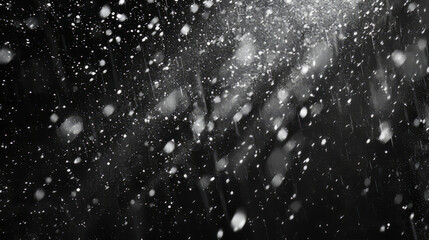 Obraz premium Abstract texture of rain and fog on a black background