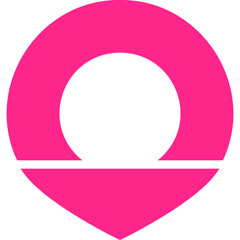 Obraz premium Poiner Icon. Map Pin. Location Sign. Vector Flat Stock Illustration