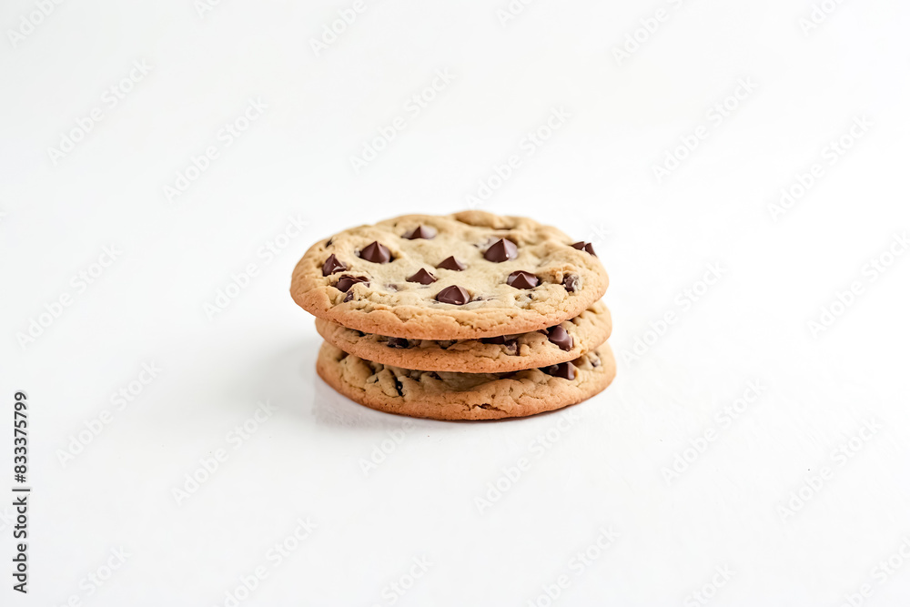 Sticker Stack of Chocolate Chip Cookies