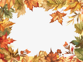 Autumn banner with tradition symbols. Autumn pumpkins illustration	