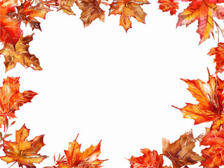 Fototapeta premium Autumn banner with tradition symbols. Autumn pumpkins illustration 