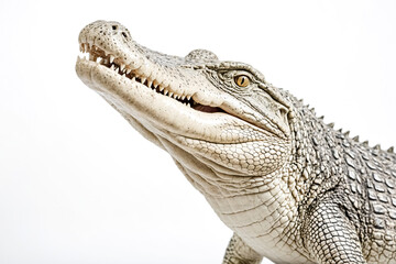 Obraz premium Close-up of a Crocodile's Face