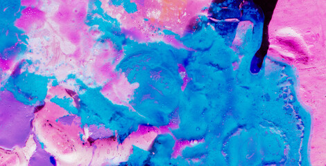 Eclectic and Expressive Painted Dreamscape Infused with an Array of Colors and Abstract Forms