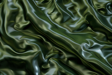 Fototapeta premium Subtle olive green USA flag gently waving.