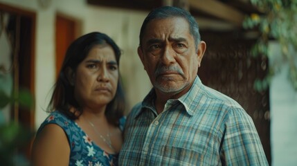 Middle aged Latino man is startled when she recalls a crucial appointment