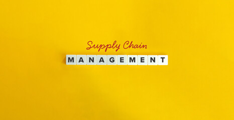 Supply Chain Management Term and Banner.