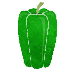ピーマン　野菜　イラスト