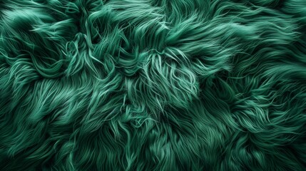 Fototapeta premium A texture of green soft fur