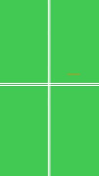 4K Chroma Dreamscape: Engaging 4-Screen Green Grid For Youtube Shorts, Reels Facebook, Instagram Reels, TikTok Video