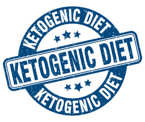 ketogenic diet stamp. ketogenic diet label. round grunge sign