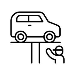 Car maintenance icon