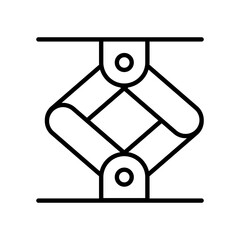 Lifting machine icon