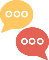 Chat Conversation Vector Icon