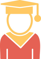 Female Student Vector Icon