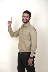 "Capturing the essence of youth: A young man with a captivating expression"

selective focus"  " shallow depth of field"  " blur ".