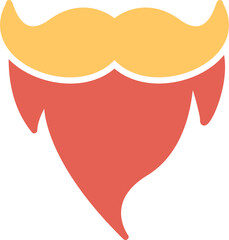 Beard and Moustache II Vector Icon