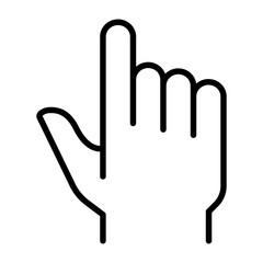 Obraz premium Pointing icon
