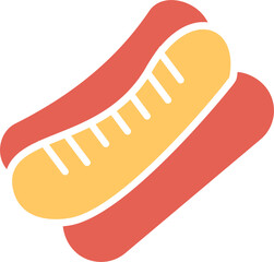 Hot Dog Vector Icon