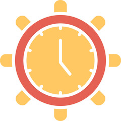 Time Settings Vector Icon