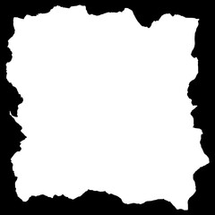 Messy Plot Framework Torn Paper Rough Border