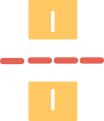 Linked Road Vector Icon