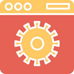 Website Settings Vector Icon