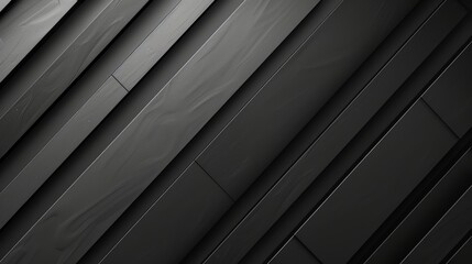 Obraz premium Abstract design with dark, sleek diagonal lines creating a modern, futuristic backdrop, ideal for technology or corporate presentations.