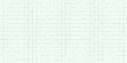 Textured sheet of green checkered paper with a stipple effect. Cute pastel background, irregular geometric pattern.
