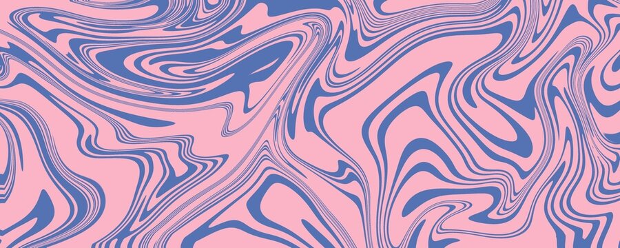 Abstract colorful retro style groovy psychedelic background banner
