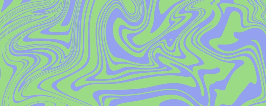 Abstract colorful retro style groovy psychedelic background banner