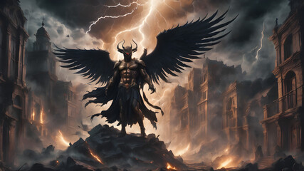 eagle in the night