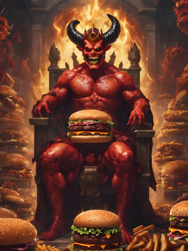 Devil Eat hamburger