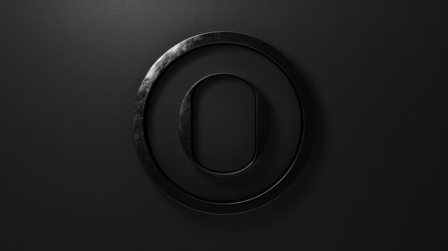 Black and white photograph of the digit 0 repeated multiple times