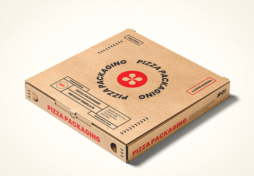 Pizza Packaging Box Mockup