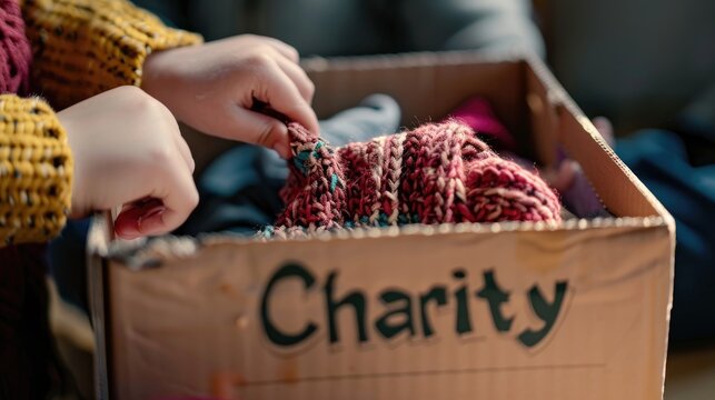 Crafting Dreams: A Knitter Weaves Magic in a Box