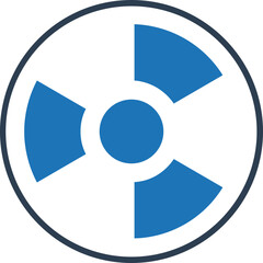 Danger Dual Tone  vector Icon