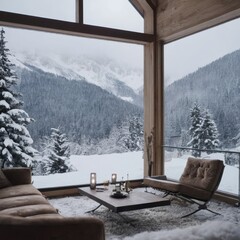 landscape with a window