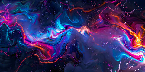 Obraz premium abstract art colorful background, ai generated.