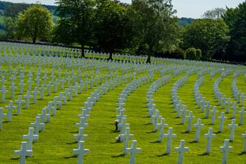 Henri-Chappelle American Cemetery in Belgium resting place for more than 7,000 U.S. servicemen from World War 2