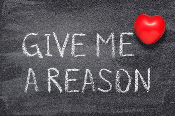 give me a reason heart