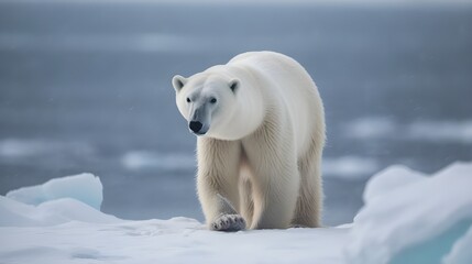 Polar Bear on Ice