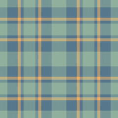 Plaid seamless pattern. Check fabric texture. Vector textile print.