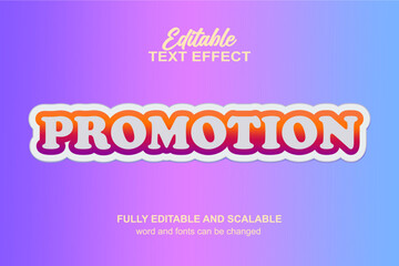 3D PROMOTION EDITABLE TEXT EFFECT VECTOR FILE