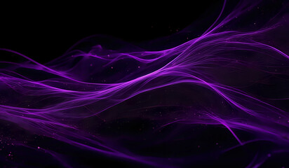 Obraz premium Black background with abstract purple color