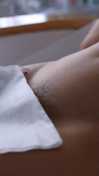 Bikini waxing,Intimate waxing, Hair removal, bikini area. Cosmetic Beauty Clinics
