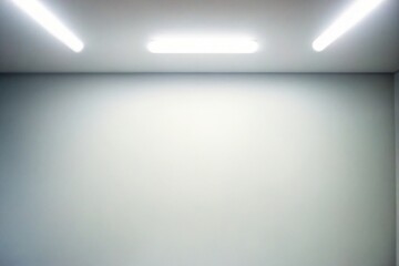 empty room with spotlights