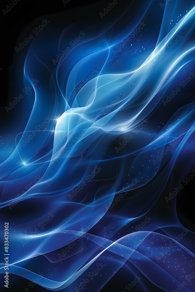 Poster Blue abstract background