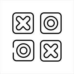 Tic Tac Toe vector icon