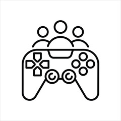 Gamepad vector icon